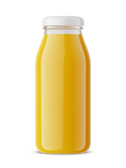 Orange juic bottle mockup