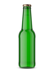 Beer bottle mockup