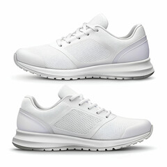 realistic vector icon set of running sneakers shoes