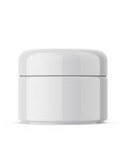 Cosmetic jar mockup