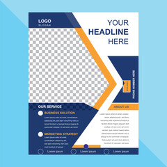 Free vector business flyer design 1 site