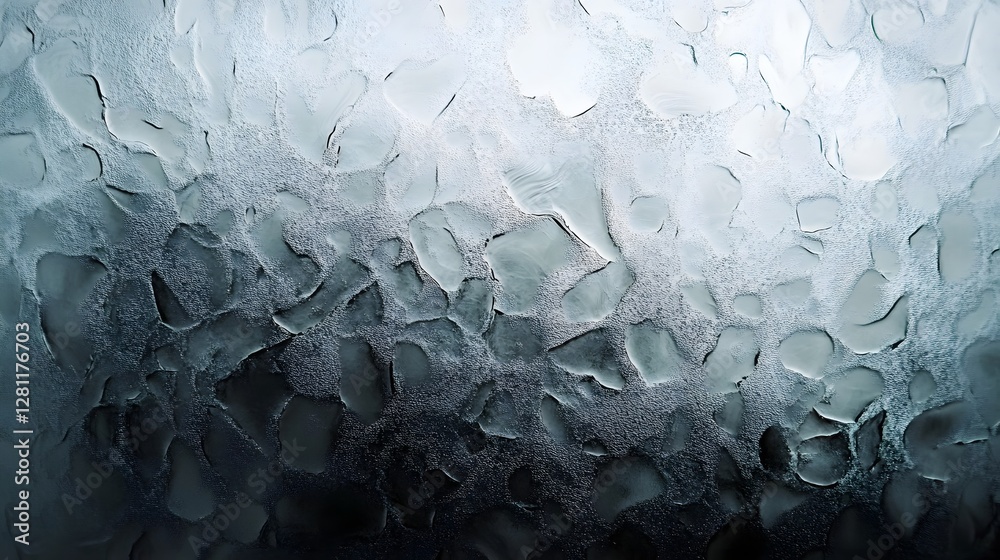 Aufkleber Captivating abstract background featuring a mesmerizing array of icy textures patterns and forms frozen in a winter wonderland  Explore the beauty of a frozen