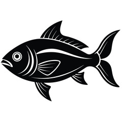 fish on a white background