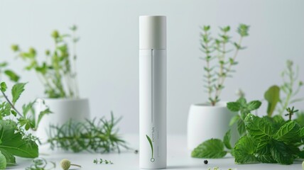 Natural skincare product with herbal botanical elements for organic beauty,World Homeopathy Day