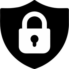lock icon vector illustration protect online secure