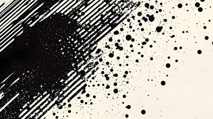 Captivating abstract geometric shapes and patterns with contrasting monochrome tones create a dynamic modern and sophisticated visual composition