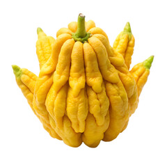 Buddha? Hand fruit isolated on transparent background 