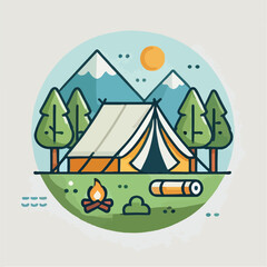 Cool and sturdy camping tent