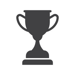 Trophy cup icon in flat style. Victory cup vector. Trophy, Cup, Prize, Winner symbol