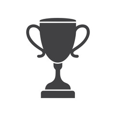 Trophy cup icon in flat style. Victory cup vector. Trophy, Cup, Prize, Winner symbol