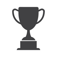 Trophy cup icon in flat style. Victory cup vector. Trophy, Cup, Prize, Winner symbol