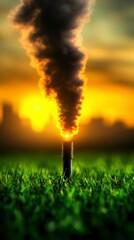 Low Carbon Manufacturing Revolution in a Realistic Chaotic Scene