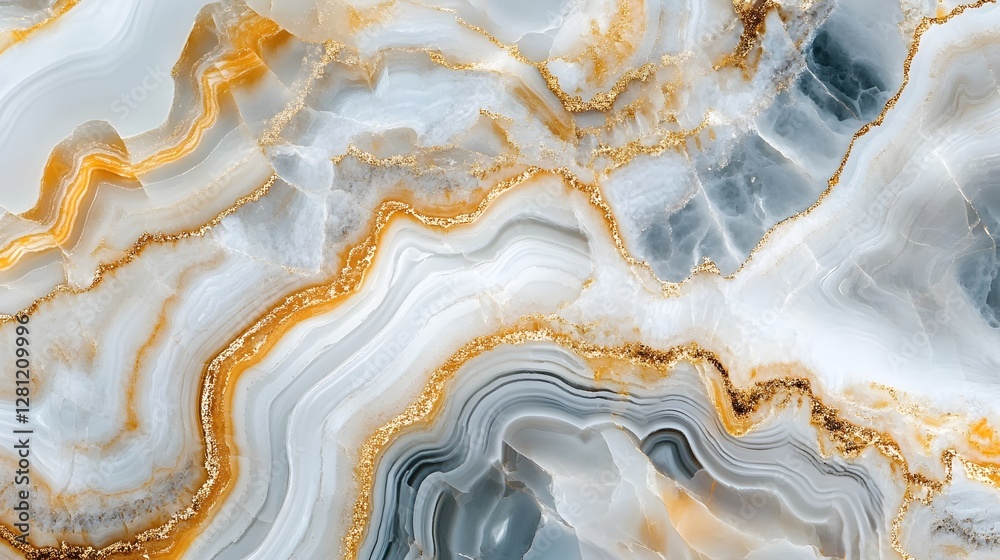 Leinwandbilder captivating marble texture with mesmerizing golden waves intricate patterns and a stunning natural c