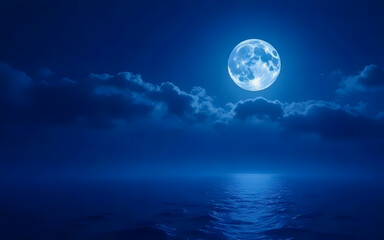 Fototapeta premium moon and clouds