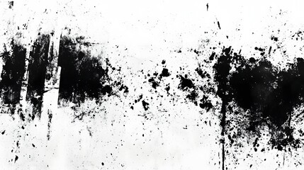Captivating Monochrome Abstract Splash Artwork with Dramatic Grunge Textures and Powerful Emotion