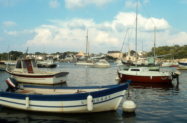 Fototapeta premium Benodet; rivière l'Odet, region Bretagne; 29, region Bretagne; 29, Finistère, Bretagne, France