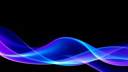 A Futuristic Wave of Light in Motion, Representing Innovation, Speed, and Digital Connectivity in a Vivid Blue and Purple Abstract Form.