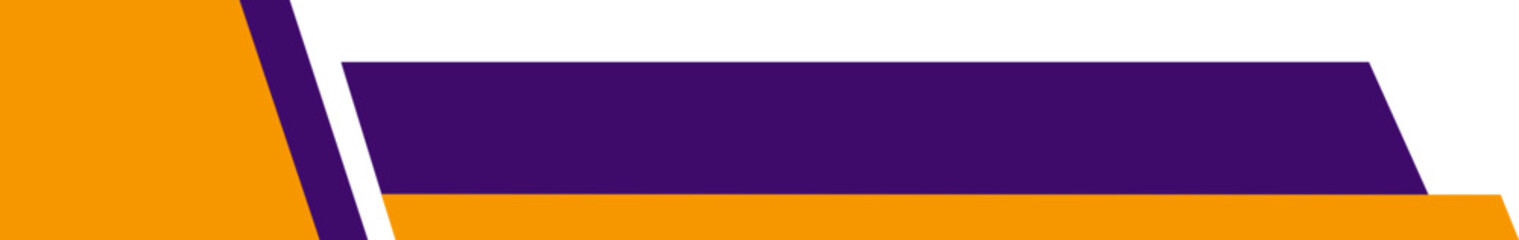 Obraz premium Purple And Orange Elegant Presentation Shape