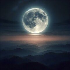 moon and clouds