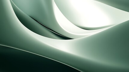Futuristic 3D Organic Wave with Smooth Gradient Flow Background
