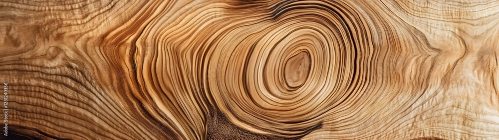 Aufkleber close up of an intricate swirling wood grain texture with a natural organic pattern this abstract ba