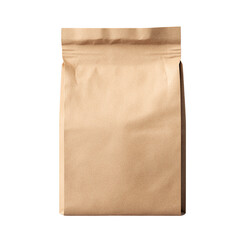 Brown bag packaging for various food items.