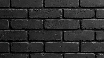 Dark Textured Brick Wall for Background and Design Purposes