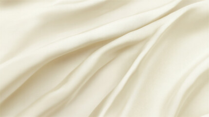 白のシルク生地