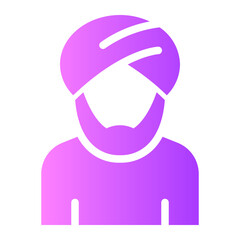 muslim gradient icon