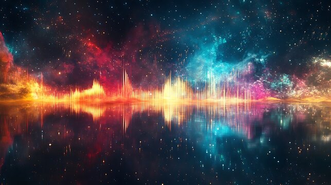 Cosmic Soundscape Reflected In Still Waters