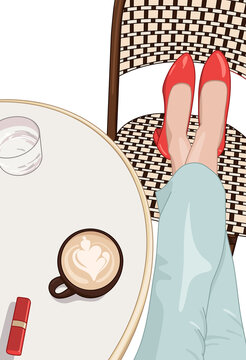 Elegant Table with Coffee and Water