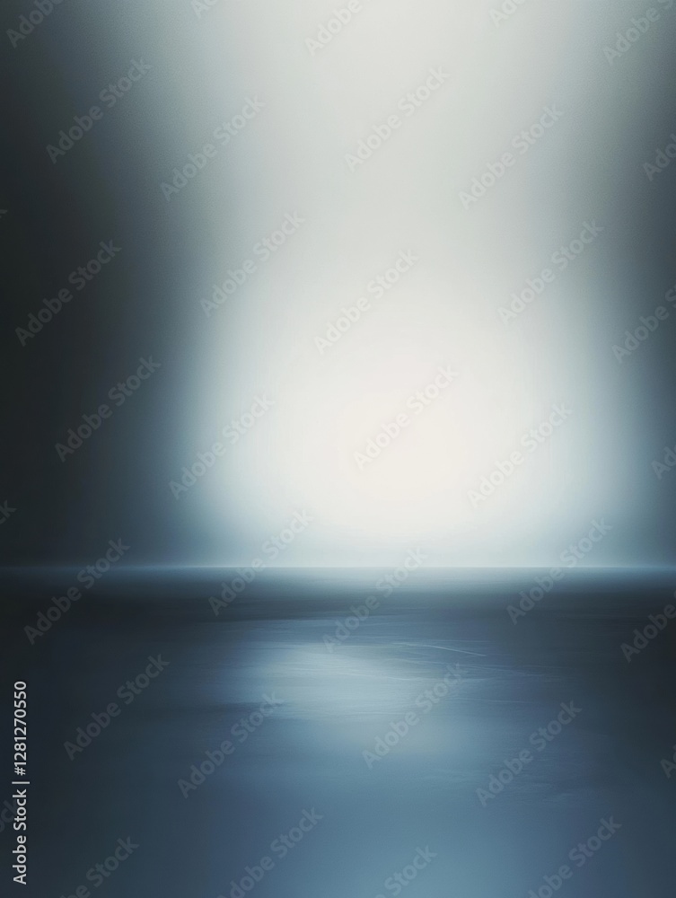 Poster Modern minimalist background featuring soft gradients and ample empty space for text placement and design elements. Generative AI