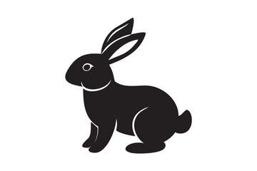 rabbit Silhouette Vector, rabbit icon vector, rabbit bunny Vector illustration