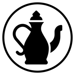 kettle glyph icon