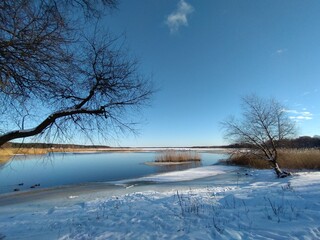 Winter lake
