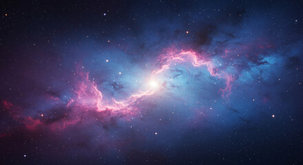 Obraz premium Blurred Space Background – Universe Wallpaper Background