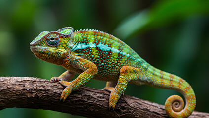 Chameleon Resting
