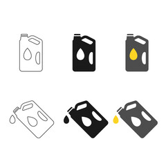 engine oil icon bottle symbol sign vector with oil drop,tilted bottle editable stroke and fill