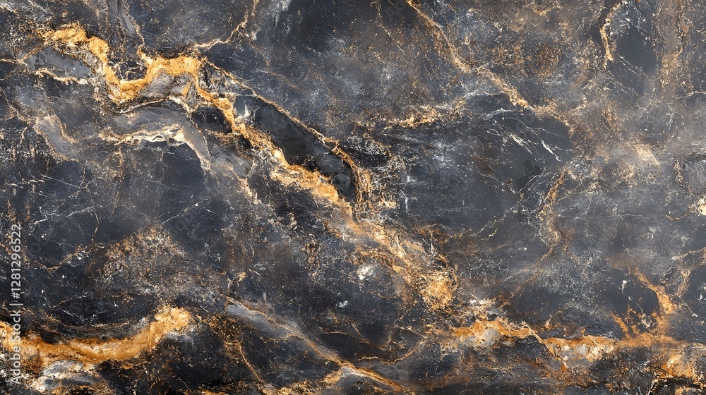 Aufkleber exquisite marble texture with intricate golden veins and grungy patterns for luxurious backgrounds p