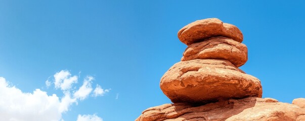 a rock in the mountains