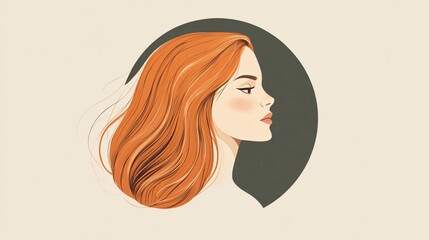 Female Avatar Icon Vector Illustration
