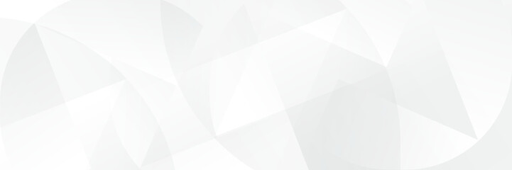Abstract white Geometric banner design background.