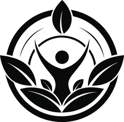 Modern Wellness Logo Design