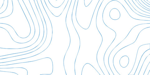 Topographic map background geographic line map with seamless ornament design.The black on white contours topography stylized height of the lines map.