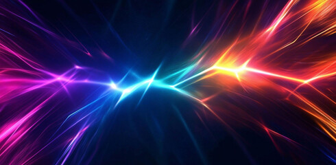 Fototapeta premium abstract background with glowing lights