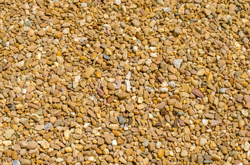 Brown gravel texture background image.