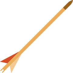 Archery or hunter tool for role game stylization design.