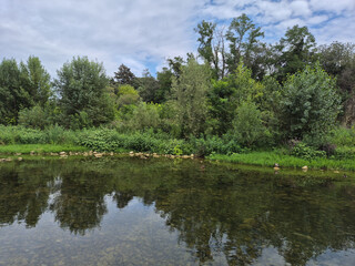 Pont de Besalú in the town of Besalu in the province of Girona, Spain.
