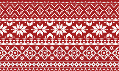Cross Stitch embroidery pattern. Traditional Ukrainian. Geometric ethnic pattern. Textile ornamentation, fabric, Hand stitched pattern, Cultural stitching pixel art, scarf, carpet, rug