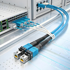 connection of optical fiber cable technology